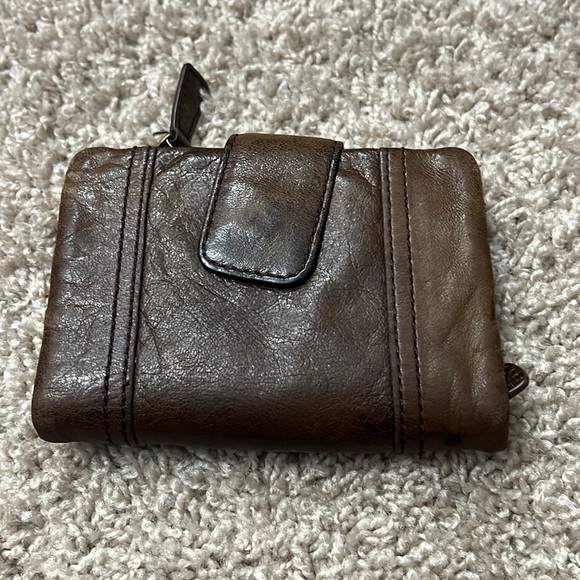 Fossil brown leather wallet - Picture 2 of 16